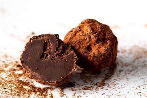 belgian dark chocolate truffles